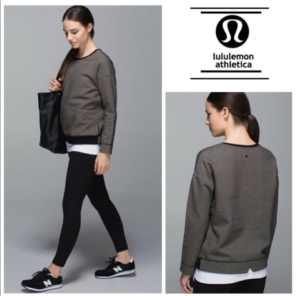 lululemon athletica Tops - Lululemon Keep Up Crew Pullover Sweatshirt Size 10
